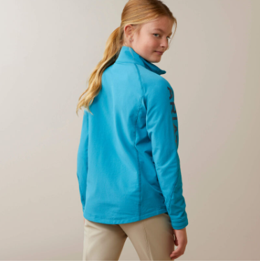 Ariat Youth Agile SoftShell Jacket (Mosaic Blue) 10043445