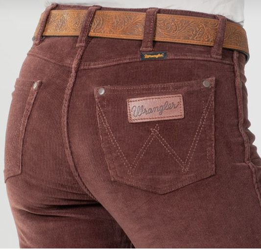 WRANGLER Women's Retro® High Rise Corduroy Trouser Jean - SO SOFT!