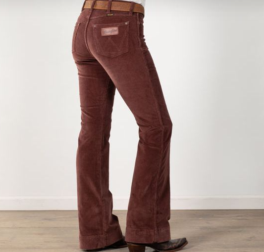 WRANGLER Women's Retro® High Rise Corduroy Trouser Jean - SO SOFT!