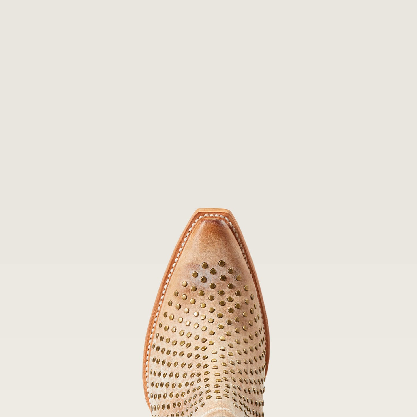 Ariat Dixon Old West Tan Leather Studded Boot 10038382
