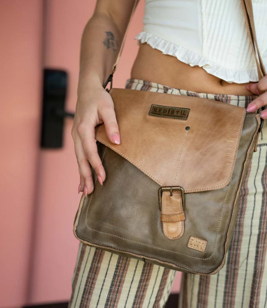 Venice Beach - Taupe Oats Rustic - Crossbody Handbag