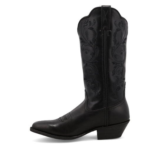 Twisted X Women's Black Western Leather R-Toe Boot WWT0038