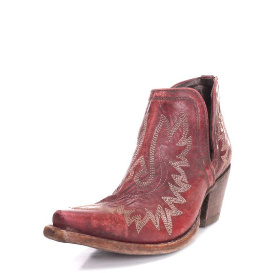 Ariat Rare Dixon Weathered Red Distressed Leather Bootie 10038343