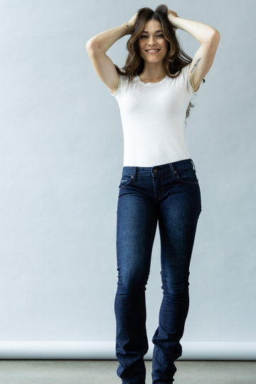 Kimes Ranch Jeans - Women's Fitted Low-Rise Boot-Cut AUDREY