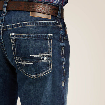Ariat Men's M4 Low Rise Stretch Adkins Relaxed Boot Cut Jean 10021767