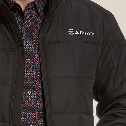 Ariat logo stitched into jacket