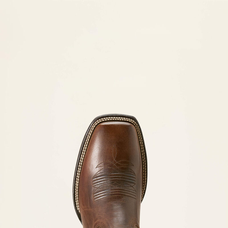 Ariat Circuit Patriot Cowboy Boot in Weathered Tan Leather