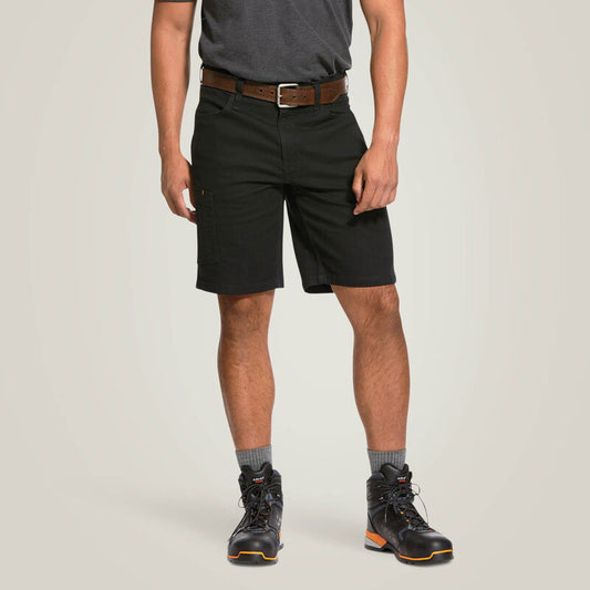 Ariat REBAR Men's Tough Shorts 10" - Black #10030262 *Pre-Season Price*