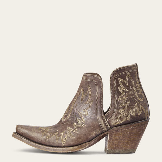 Ariat Naturally Distressed Brown Dixon Bootie 10031487 - AMAZING FIT!!!