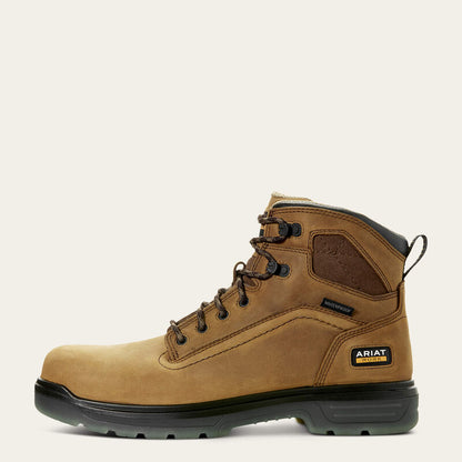 Ariat Men's Turbo 6" Waterproof Lace-up Soft-Toe Work Boot