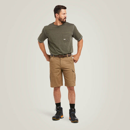 Rebar DuraStretch Made Tough Cargo 11" Shorts 10034680  FIELD KHAKI