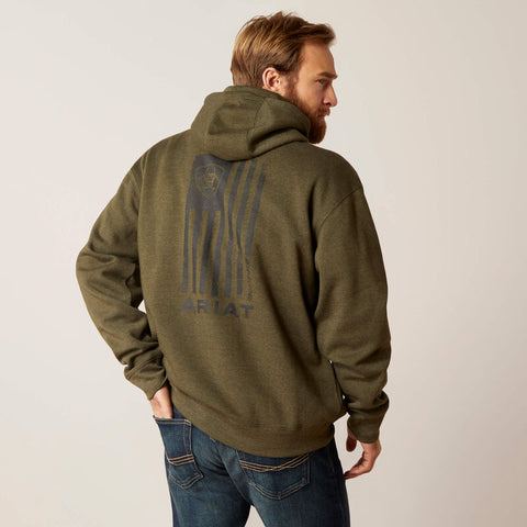 Ariat Brine Olive Faded Hoodie Style #10046649