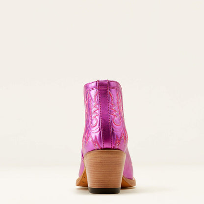 Ariat ELECTRIC RASPBERRY PINK Dixon X Toe Western Bootie