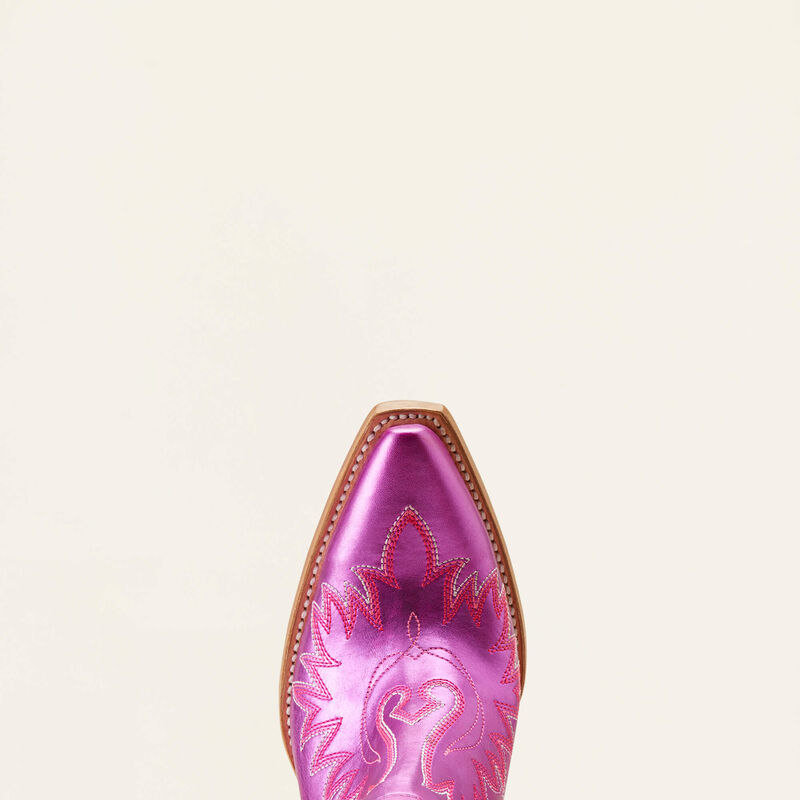 Ariat ELECTRIC RASPBERRY PINK Dixon X Toe Western Bootie