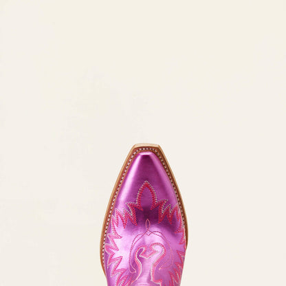 Ariat ELECTRIC RASPBERRY PINK Dixon X Toe Western Bootie