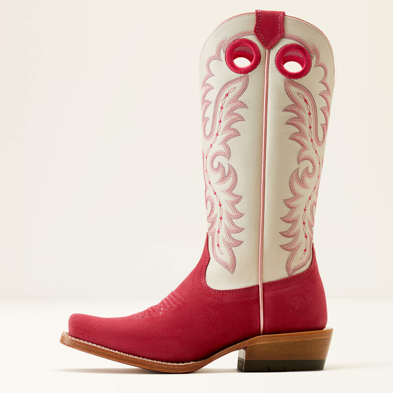 Ariat Futurity Boon Cutter Toe Pink Suede Boot