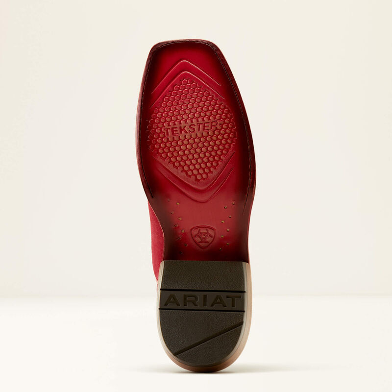 Ariat Futurity Boon Cutter Toe Pink Suede Boot
