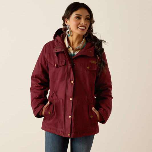 Ariat Women's Insulated Grizzly 2.0 TAWNY PORT Hooded Parka *WARMEST**