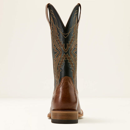 Ariat Men's Baxter Leather Cowboy Boot DARK TAN|BLACK DEERTAN 10061237