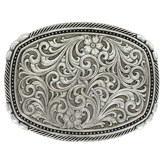 Montana Silversmiths Antiqued Pinpoints and Twisted Rope Trim Buckle 28400RTS