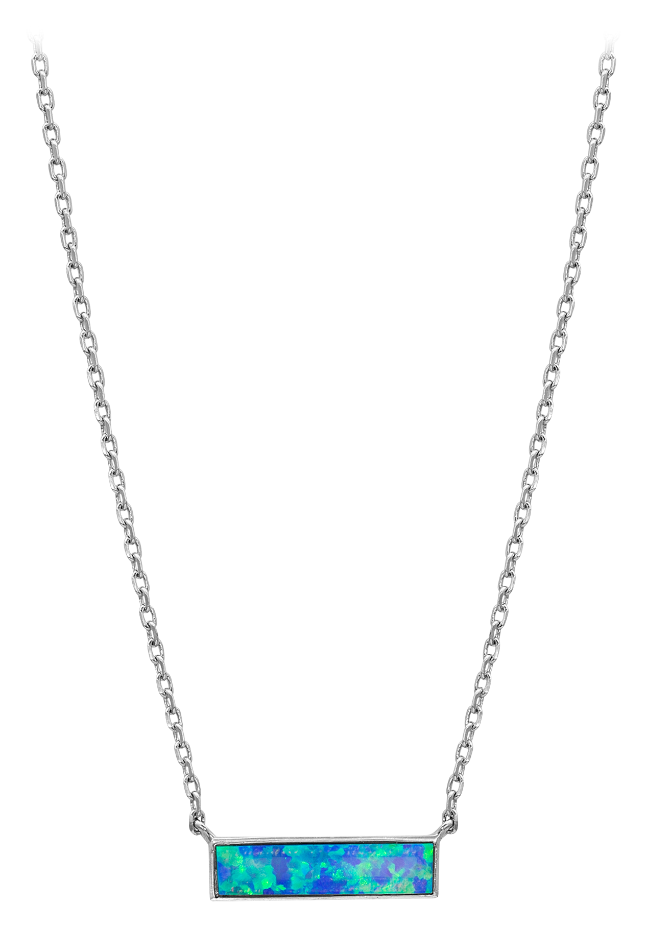 Montana Silversmiths Opal Bar Necklace, NC4386