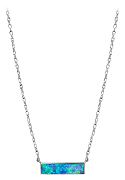 Montana Silversmiths Opal Bar Necklace, NC4386