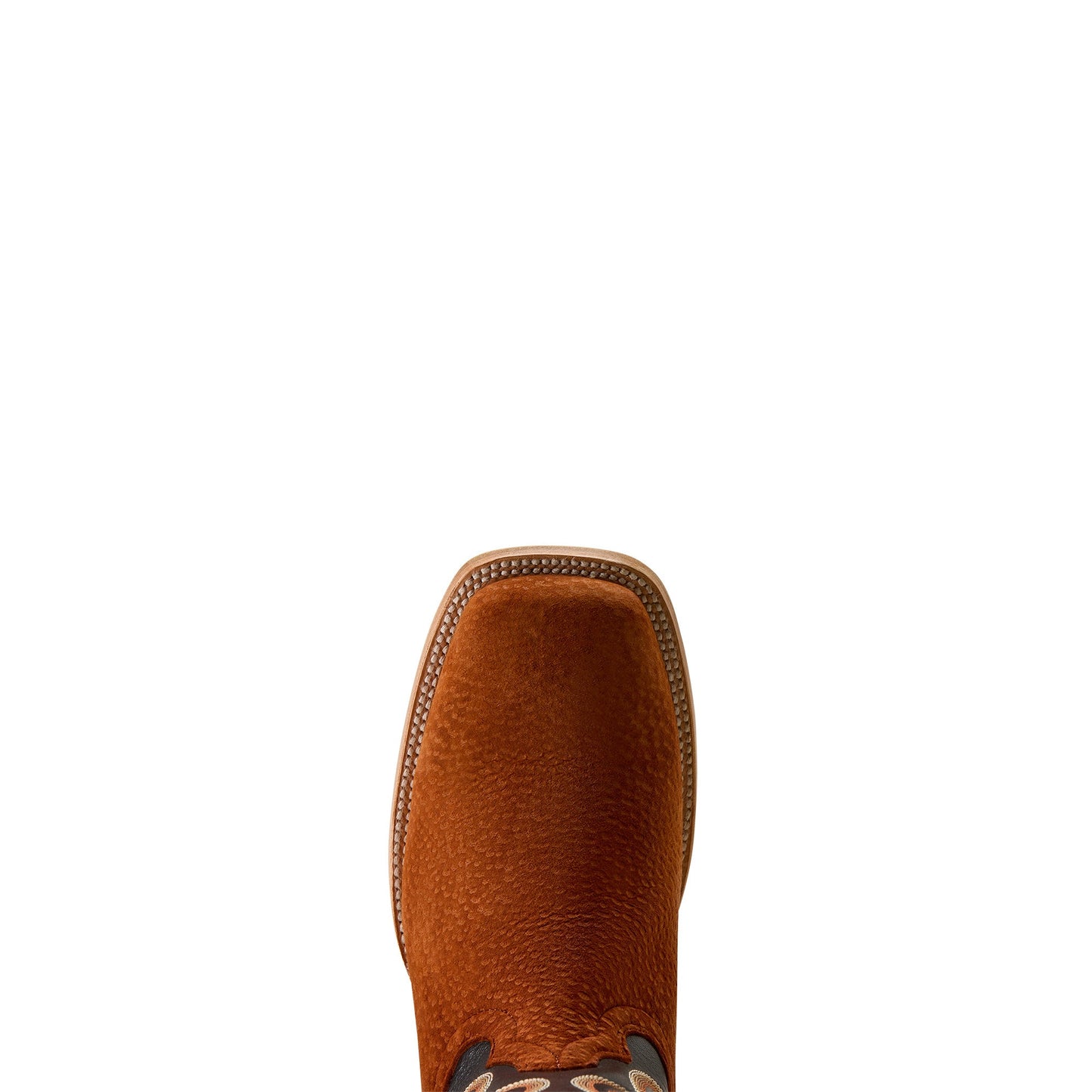 McCoy Water Resistant Sole Rusted Red Carpincho Square Toe Boot