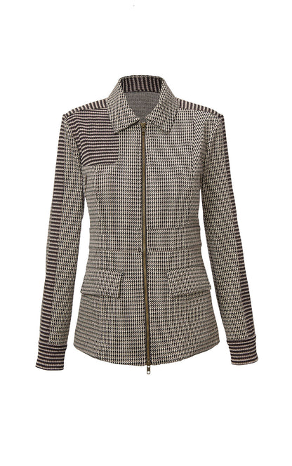 Cabi Houndstooth Baron Blazer Size Large VC4496