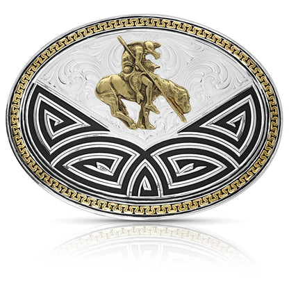 Montana Silversmiths Bold Southwest Buckle With End of the Trail
