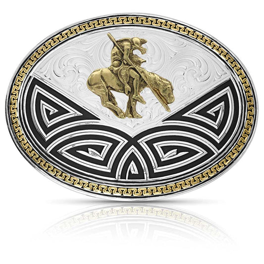 Montana Silversmiths Bold Southwest Buckle With End of the Trail