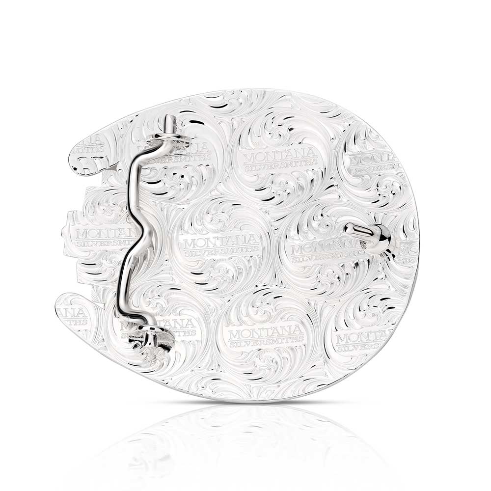 Montana Silversmiths Sunrise Mesa Buckle with Bull Rider