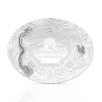 Aztec Buckle with Ranch Bucking Horse