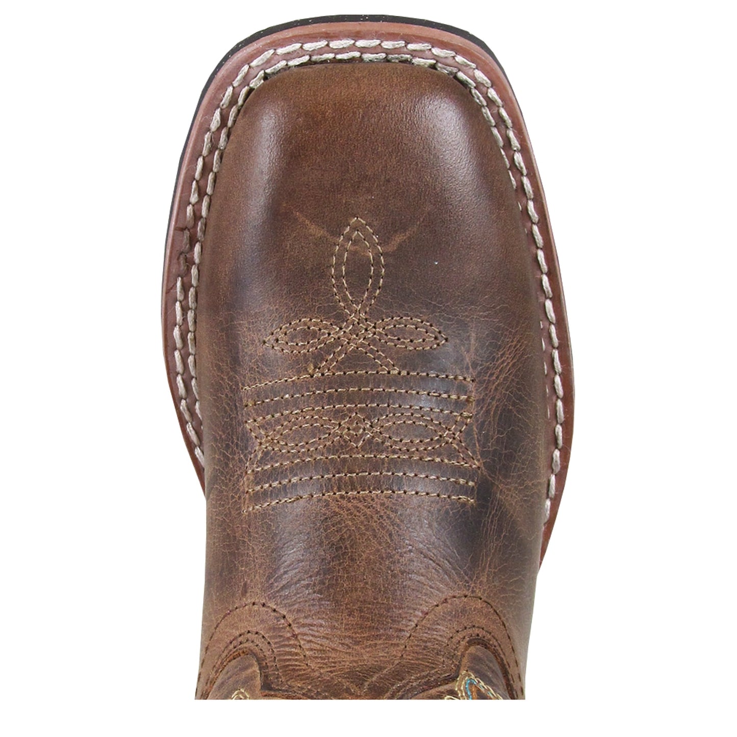 Smoky Mountain Jesse Western Boot 3668C Children and 3668Y Youth Size Distressed Brown
