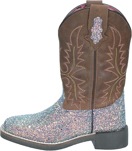 Smoky Mountain Pastel Glitter/Crazy Horse Ariel Boot 3077C Children and 3077Y Youth Size