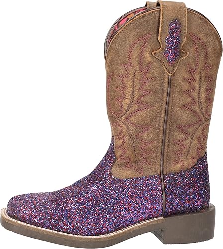 Smoky Mountain Purple Glitter Western Boot 3164 Children and 3164Y Youth Size