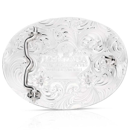 Montana Silversmiths American Made Freedom Buckle with Christian Cowboy