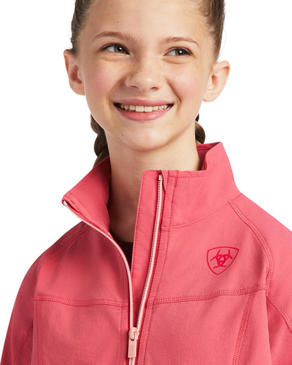 Ariat Girls Agile SoftShell Jacket (Party Punch) 10039643