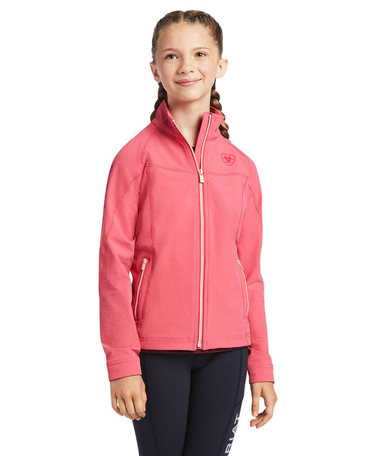 Ariat Girls Agile SoftShell Jacket (Party Punch) 10039643