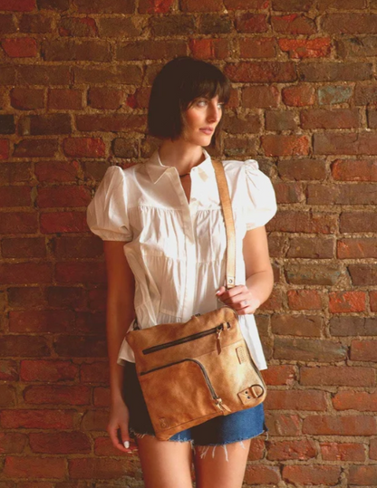 Aiken - Oats - Convertible Crossbody Handbag