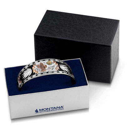 Montana Silversmiths Desert Serenade Cactus Cuff Bracelet BC4290RG