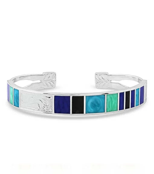 Montana Silversmiths American Legends Silver Unisex Cuff Bracelet