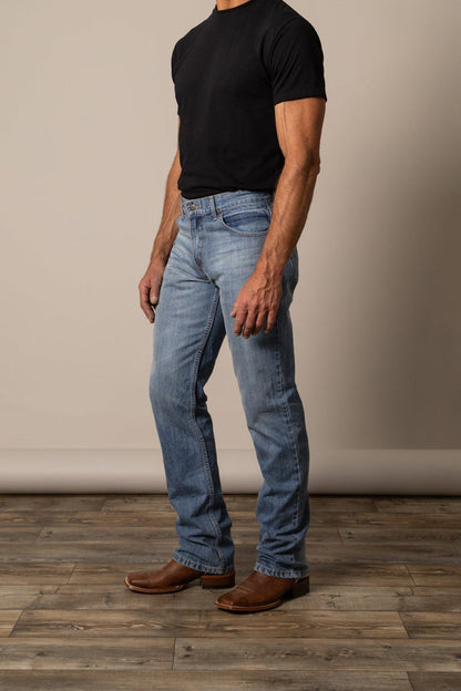 Kimes Ranch Jeans Men's Slim Fit Boot Cut 100% Cotton ORIGINAL BARNEY is BACK!