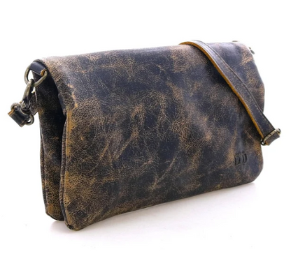 Cadence - Black Lux Crossbody Clutch