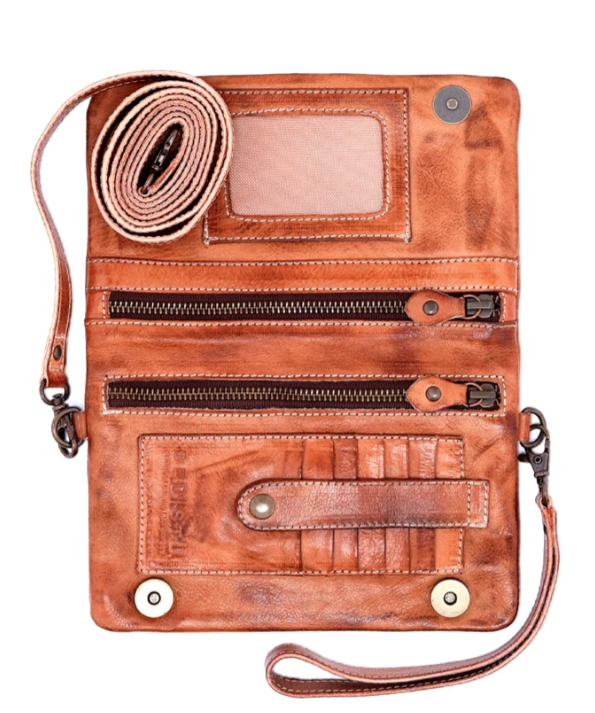 Cadence - Tan Rustic - Crossbody Clutch