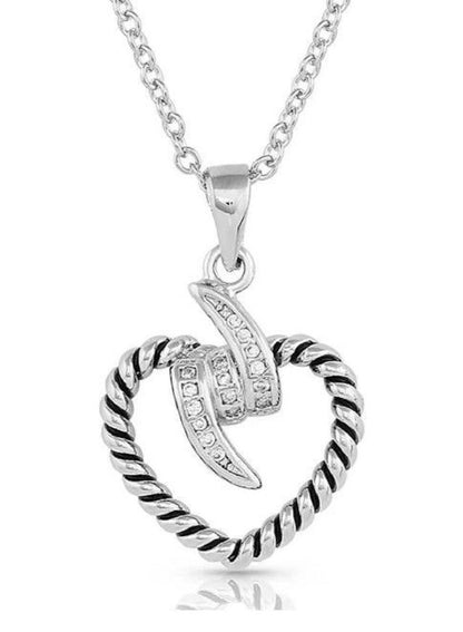 Montana Silversmiths Electric Love Heart Necklace - NC5299