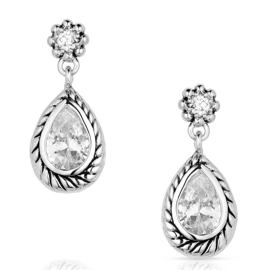 Montana Silversmiths Leading Light Crystal Earrings ER5850 Match Necklace NC5850