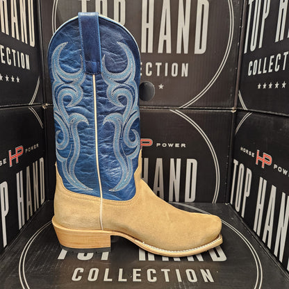 Horse Power TOP HAND Tan Roughout HP9547 Cowboy Heel TK Toe