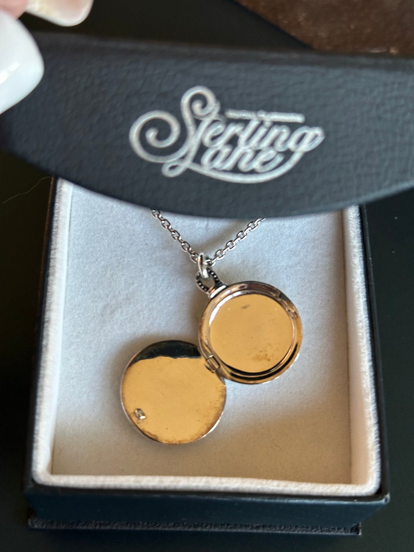 Rare Montana Silversmiths Sterling Lane Silver Horseshoe Nail Locket