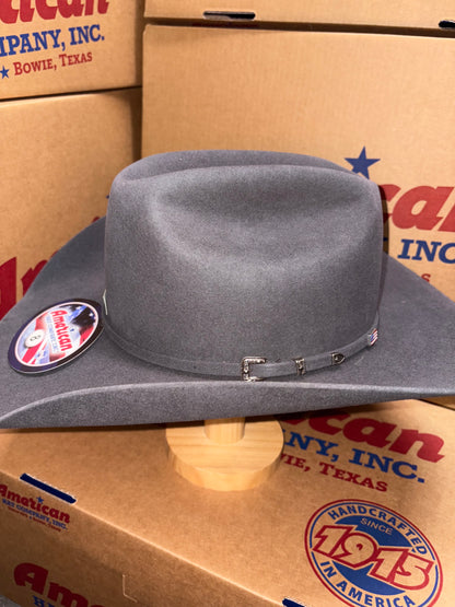 American Hat Company 10X Beaver Felt in Steel