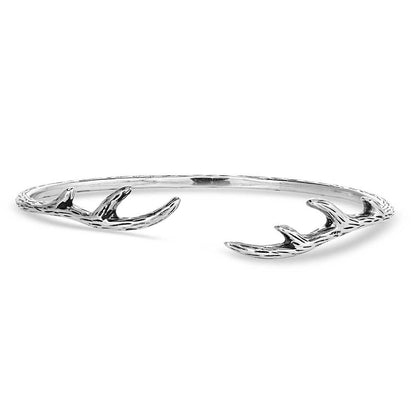 Embrace the Wild Antler Sterling Silver Cuff Bracelet